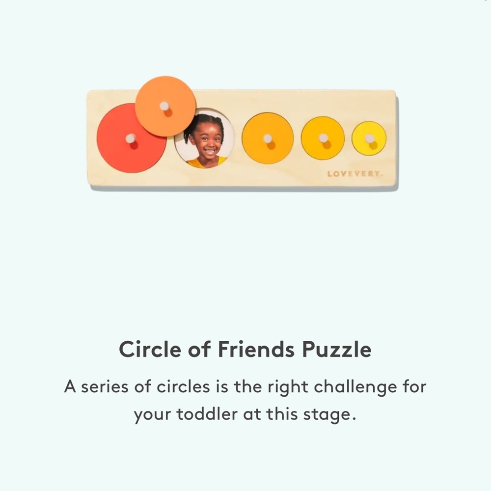 Lovevery Circle of Friends Puzzle - Multicolor